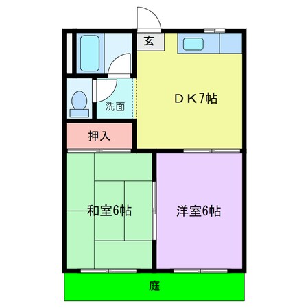 フォーブル山の物件間取画像